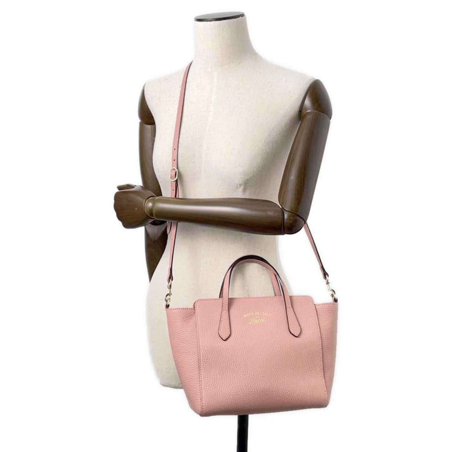 Gucci Swing, Pink, Leather, shoulder