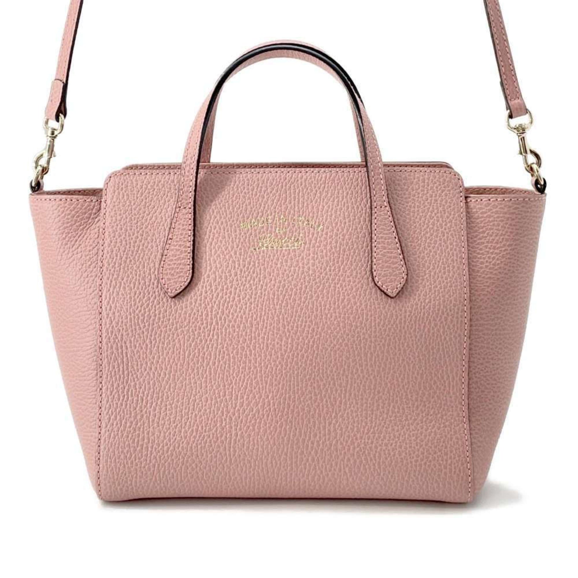 Gucci Swing, Pink, Leather, shoulder