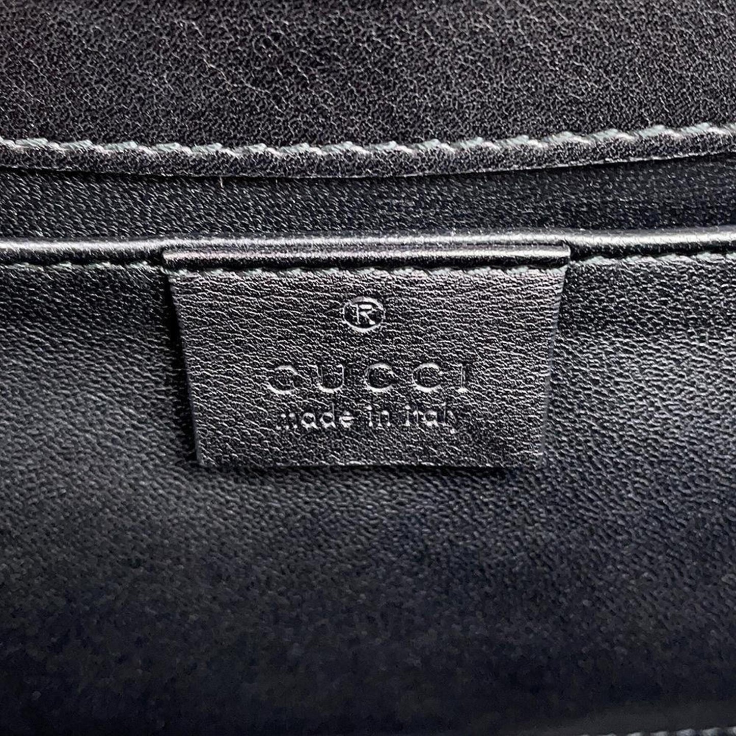Gucci Emily, Black, Leather, shoulder
