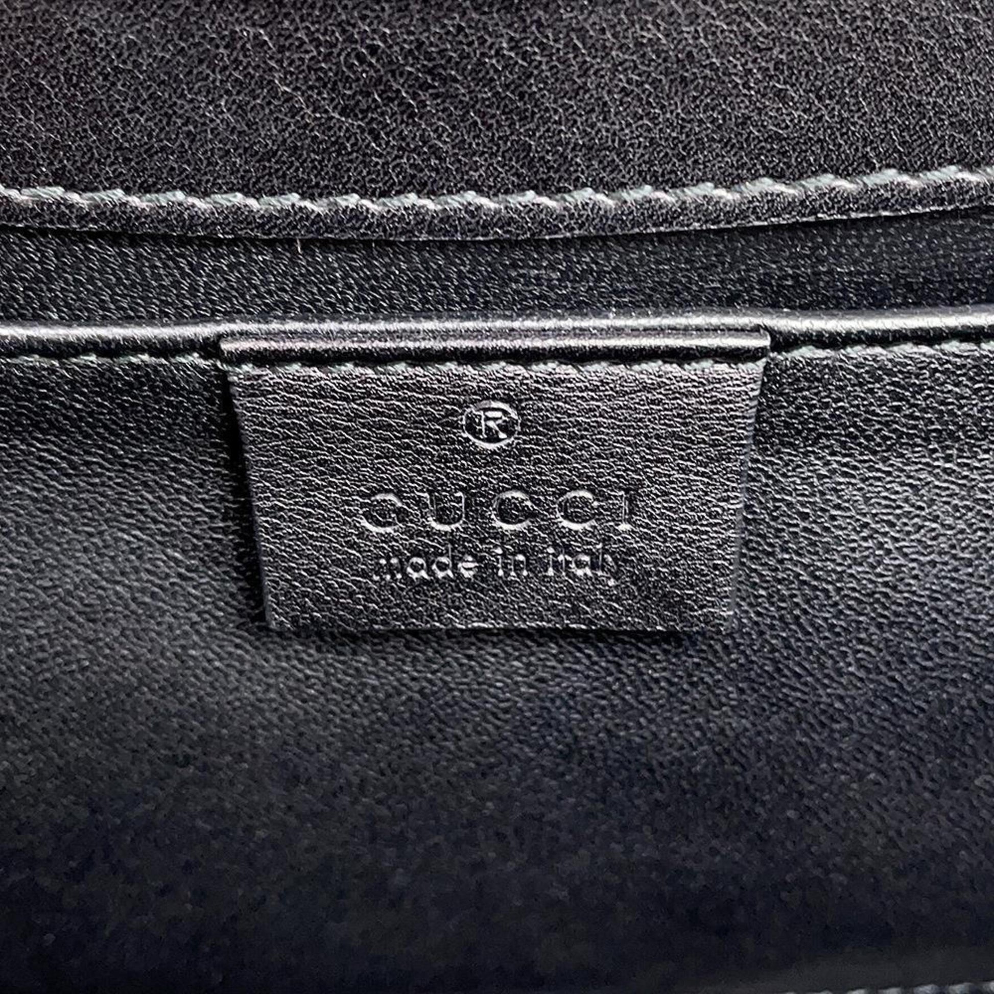 Gucci Emily, Black, Leather, shoulder