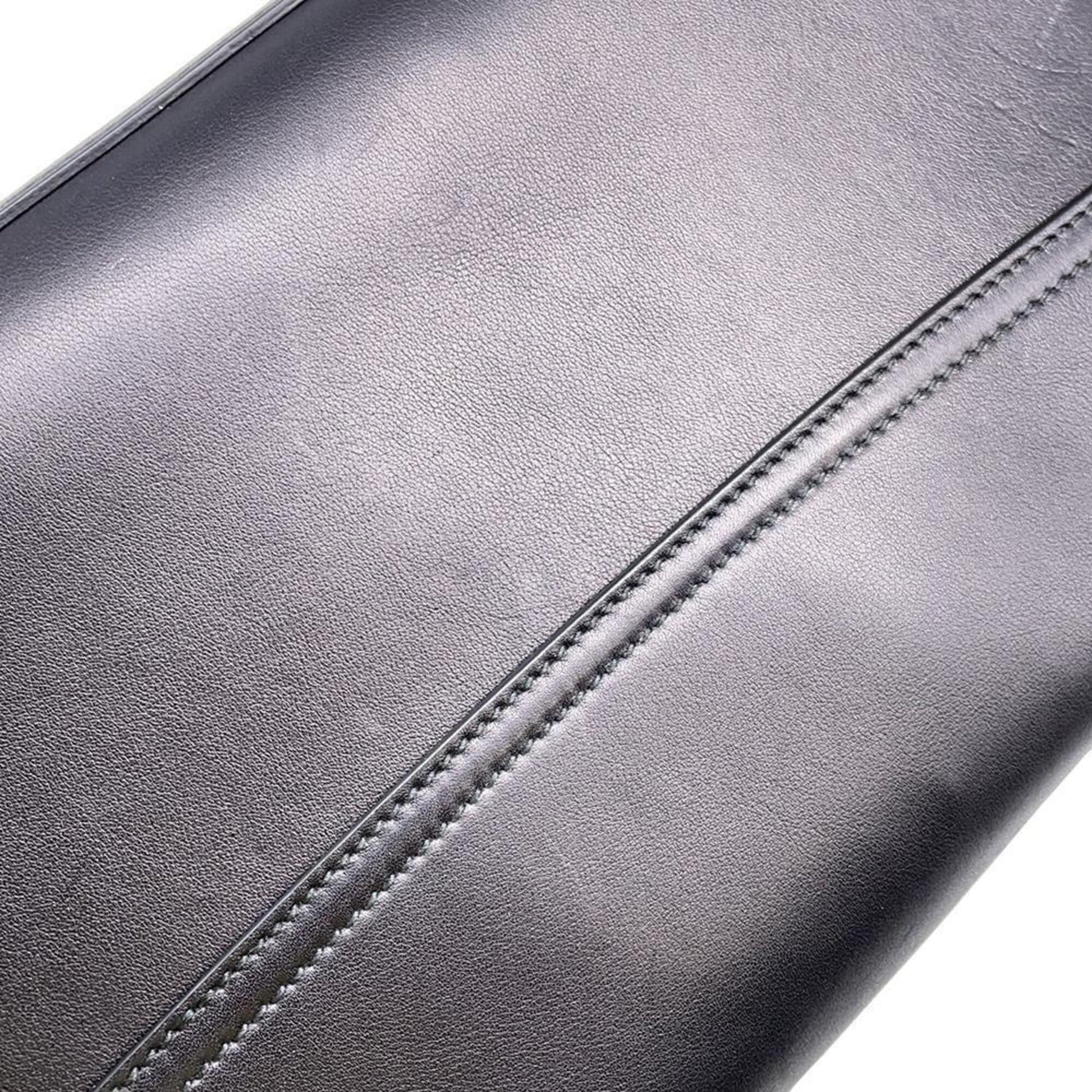 Gucci Emily, Black, Leather, shoulder