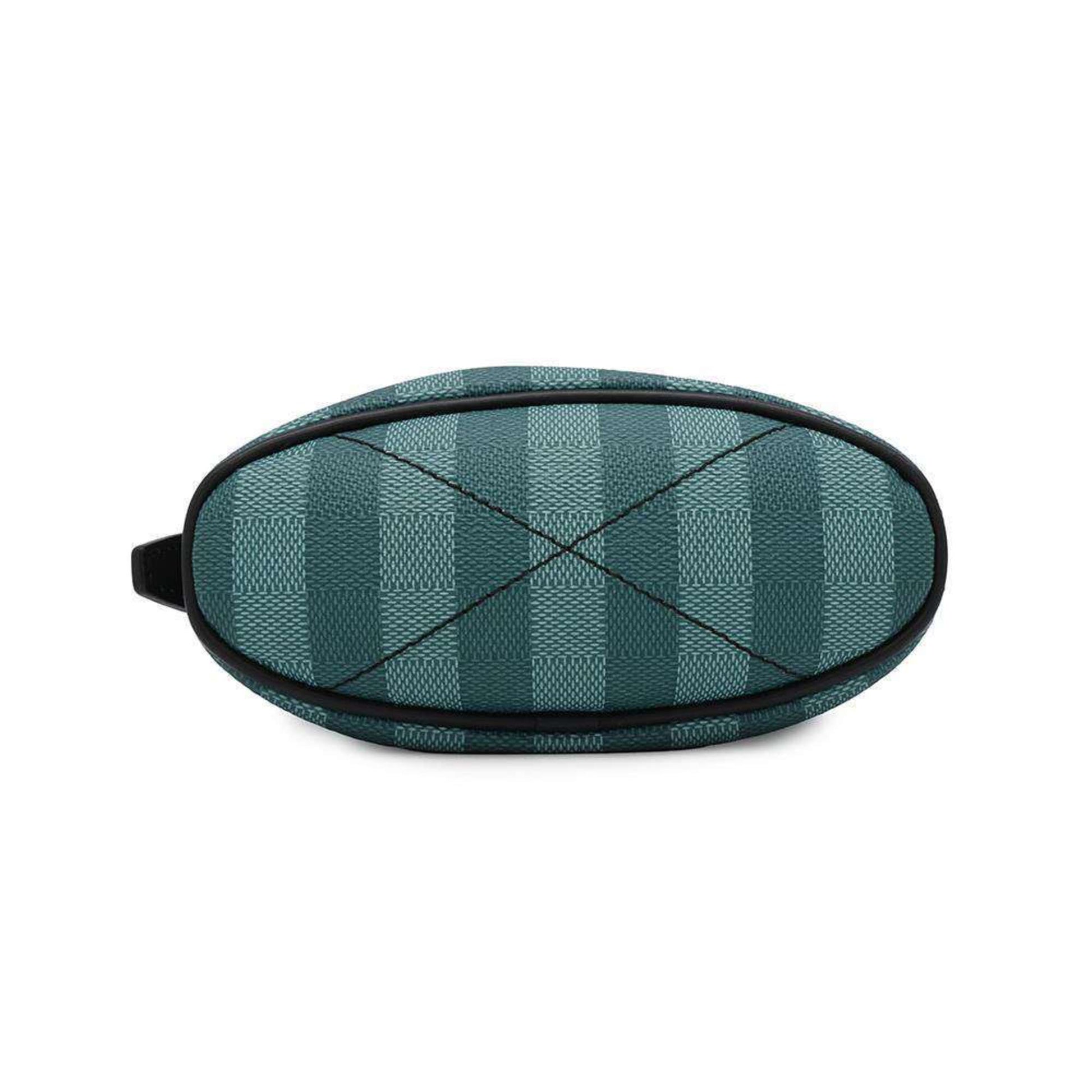 Louis Vuitton Marin, Green, Canvas, shoulder