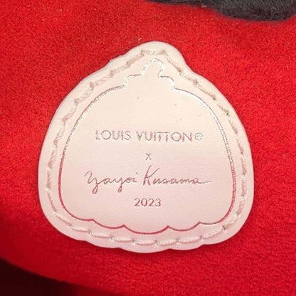 Louis Vuitton Neverfull MM, Red, Leather, tote