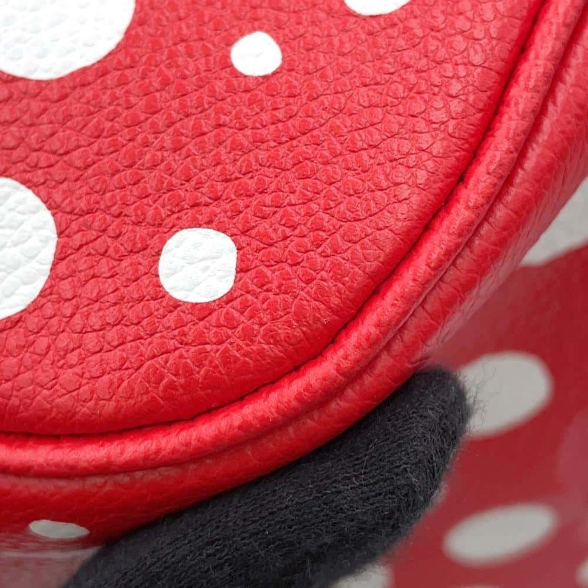 Louis Vuitton Neverfull MM, Red, Leather, tote