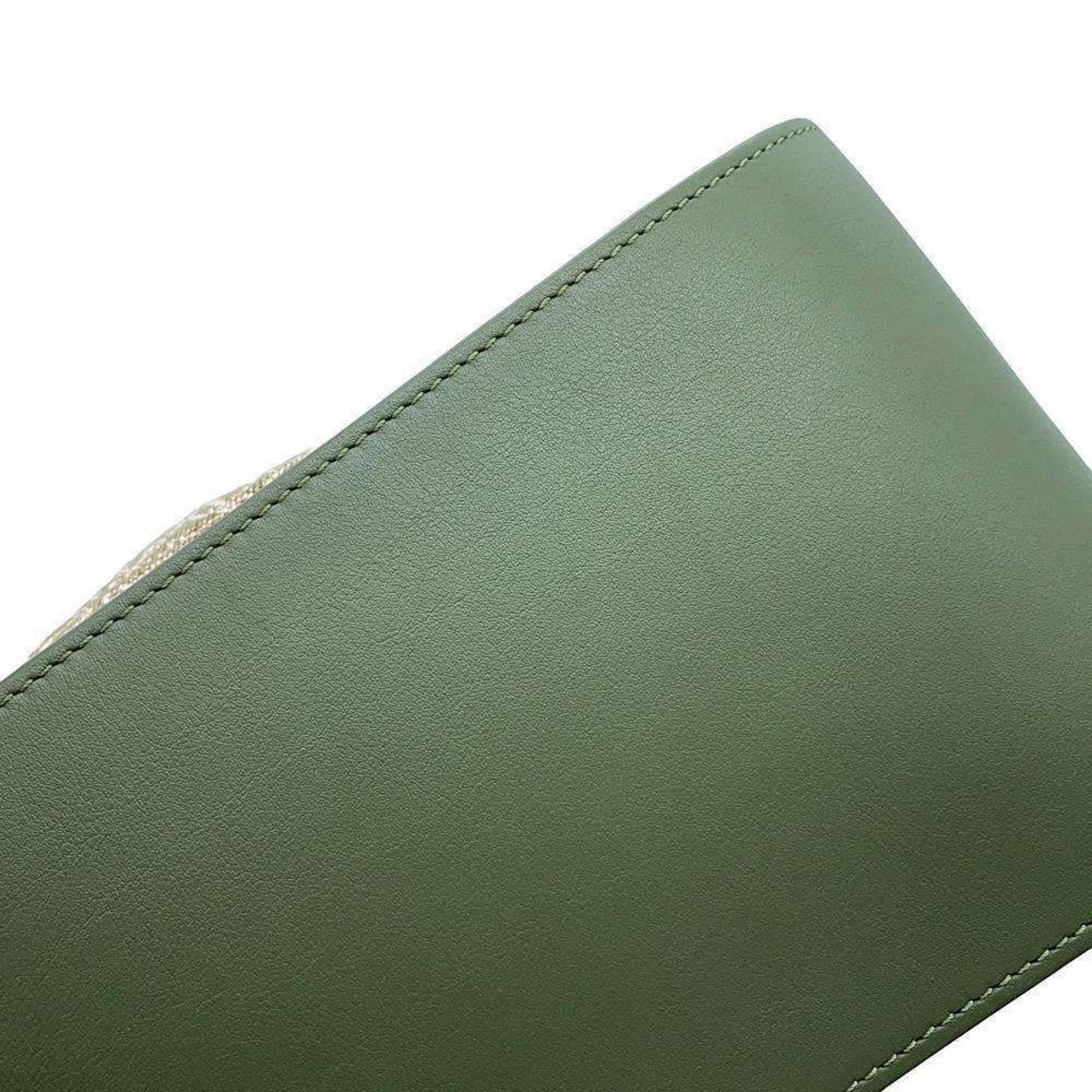 Loewe Hammock, Green, Canvas, shoulder