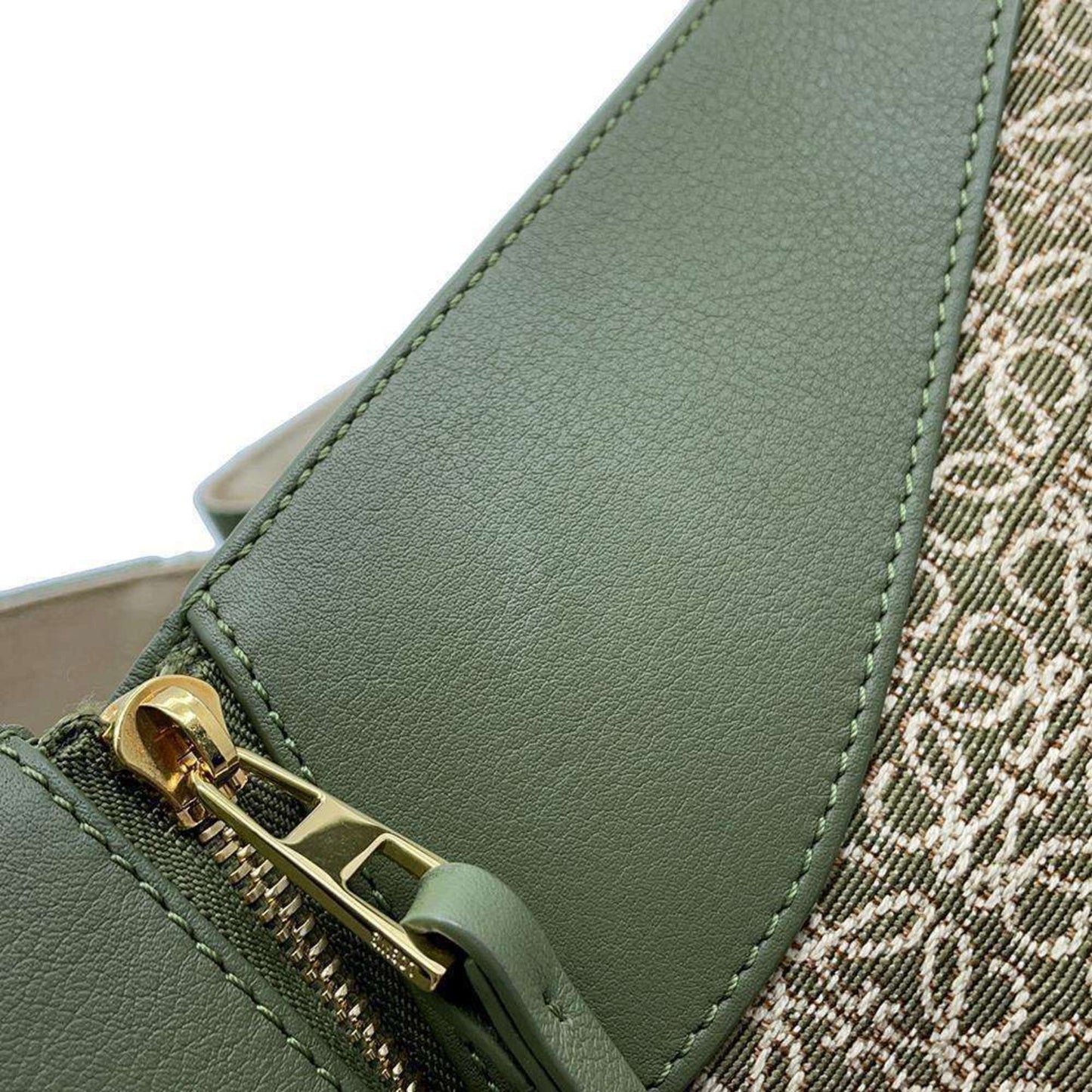 Loewe Hammock, Green, Canvas, shoulder
