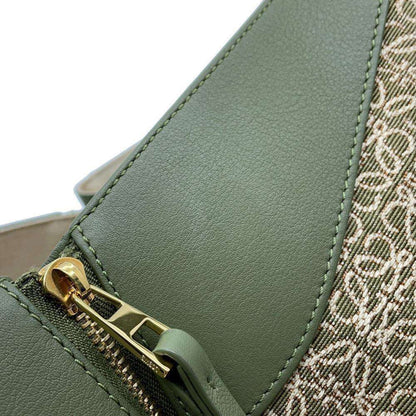 Loewe Hammock, Green, Canvas, shoulder
