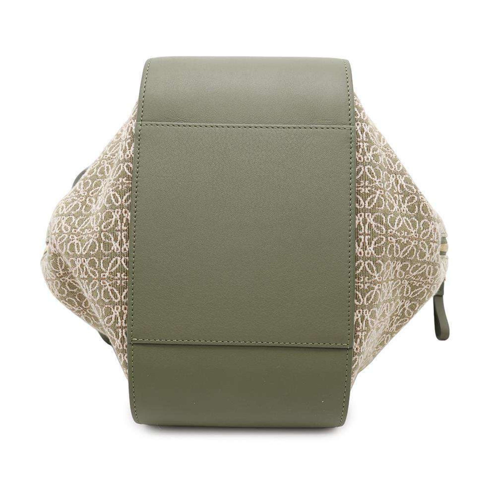 Loewe Hammock, Green, Canvas, shoulder
