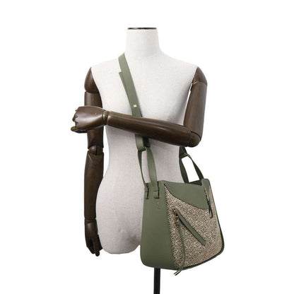 Loewe Hammock, Green, Canvas, shoulder