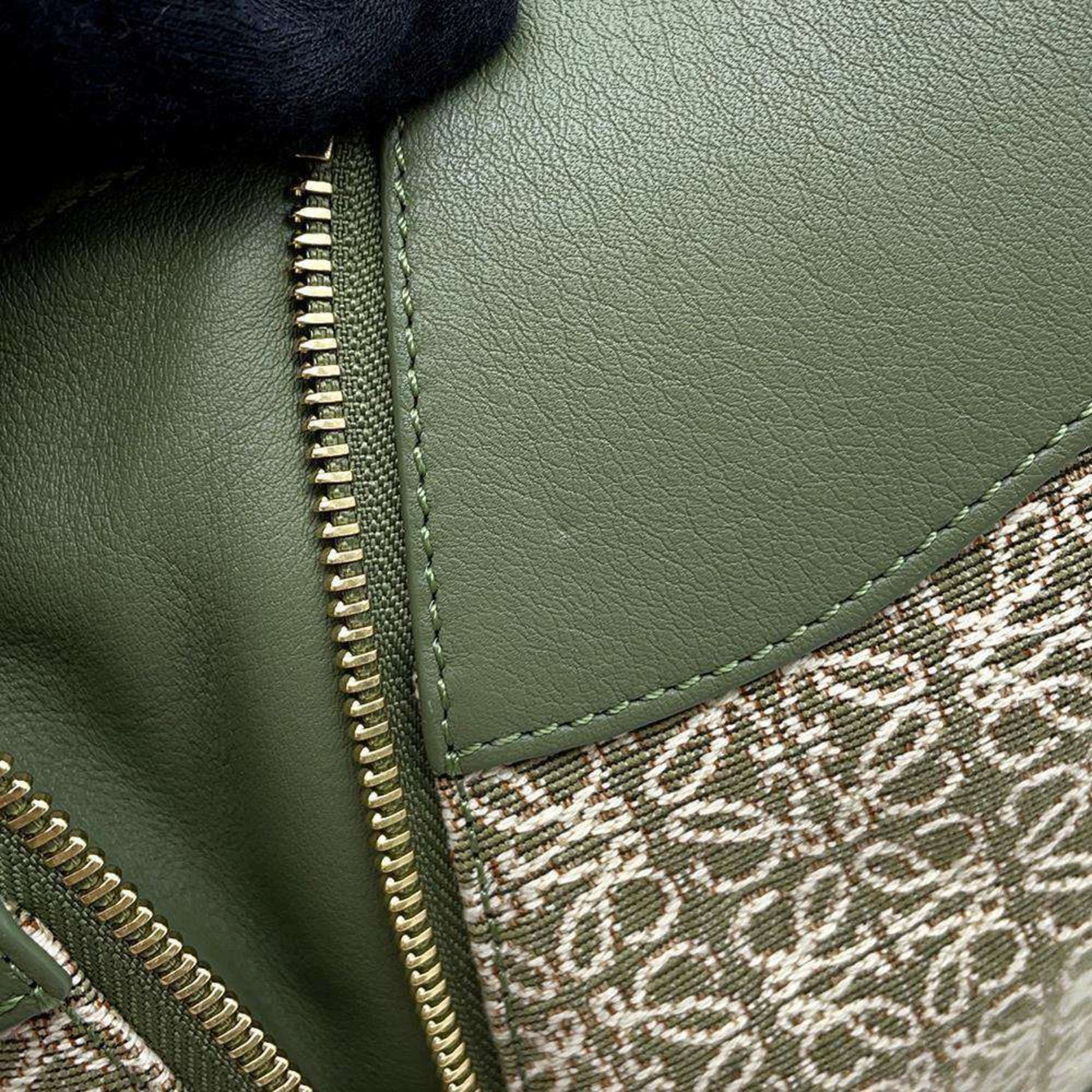 Loewe Hammock, Green, Canvas, shoulder