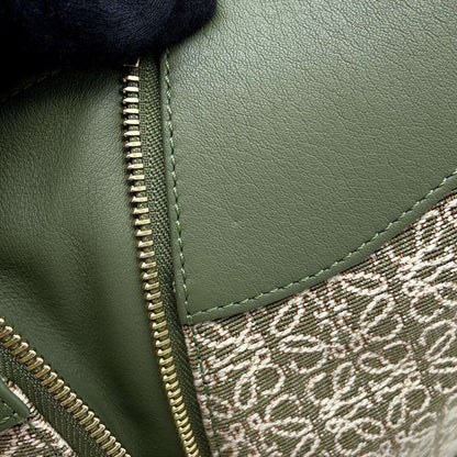 Loewe Hammock, Green, Canvas, shoulder