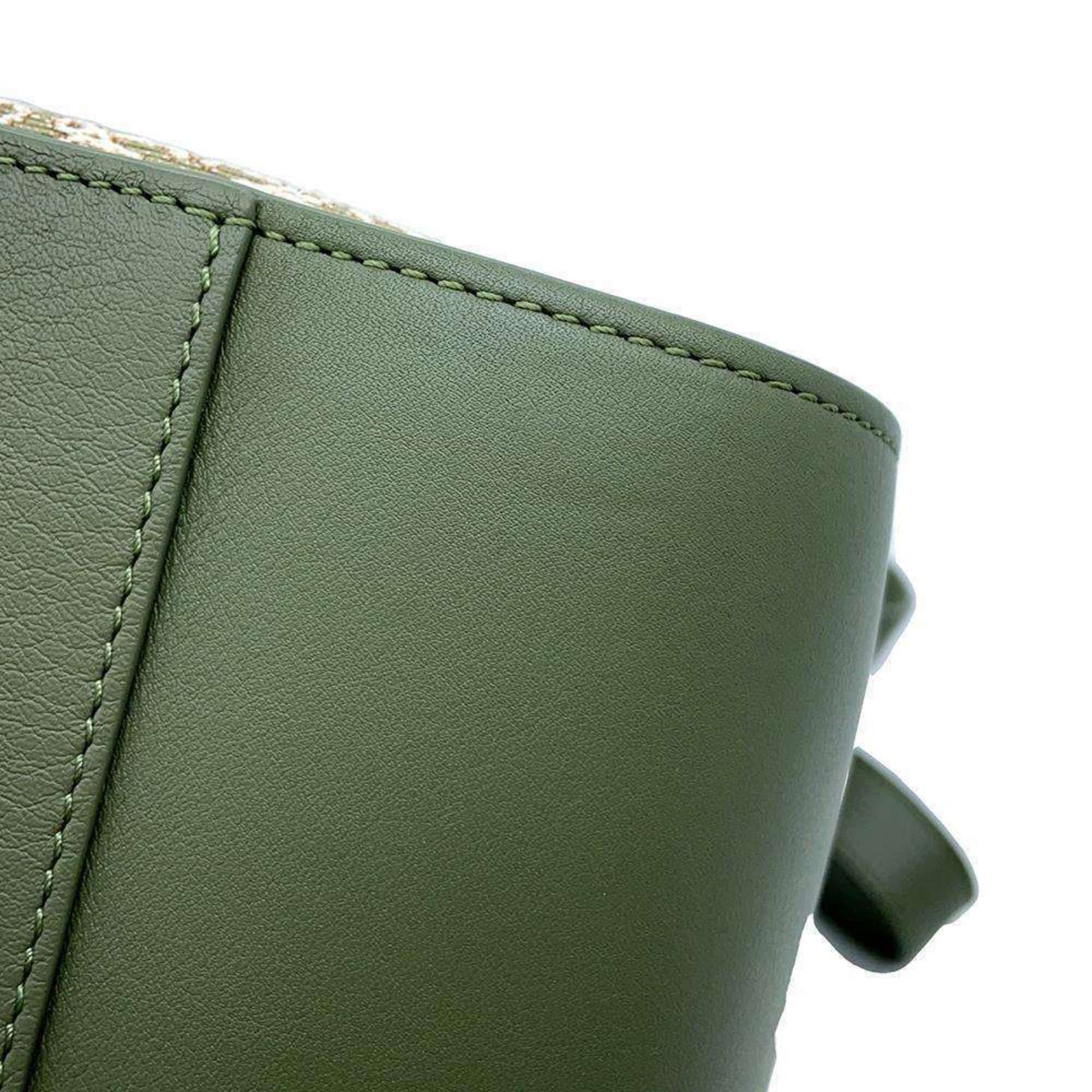 Loewe Hammock, Green, Canvas, shoulder