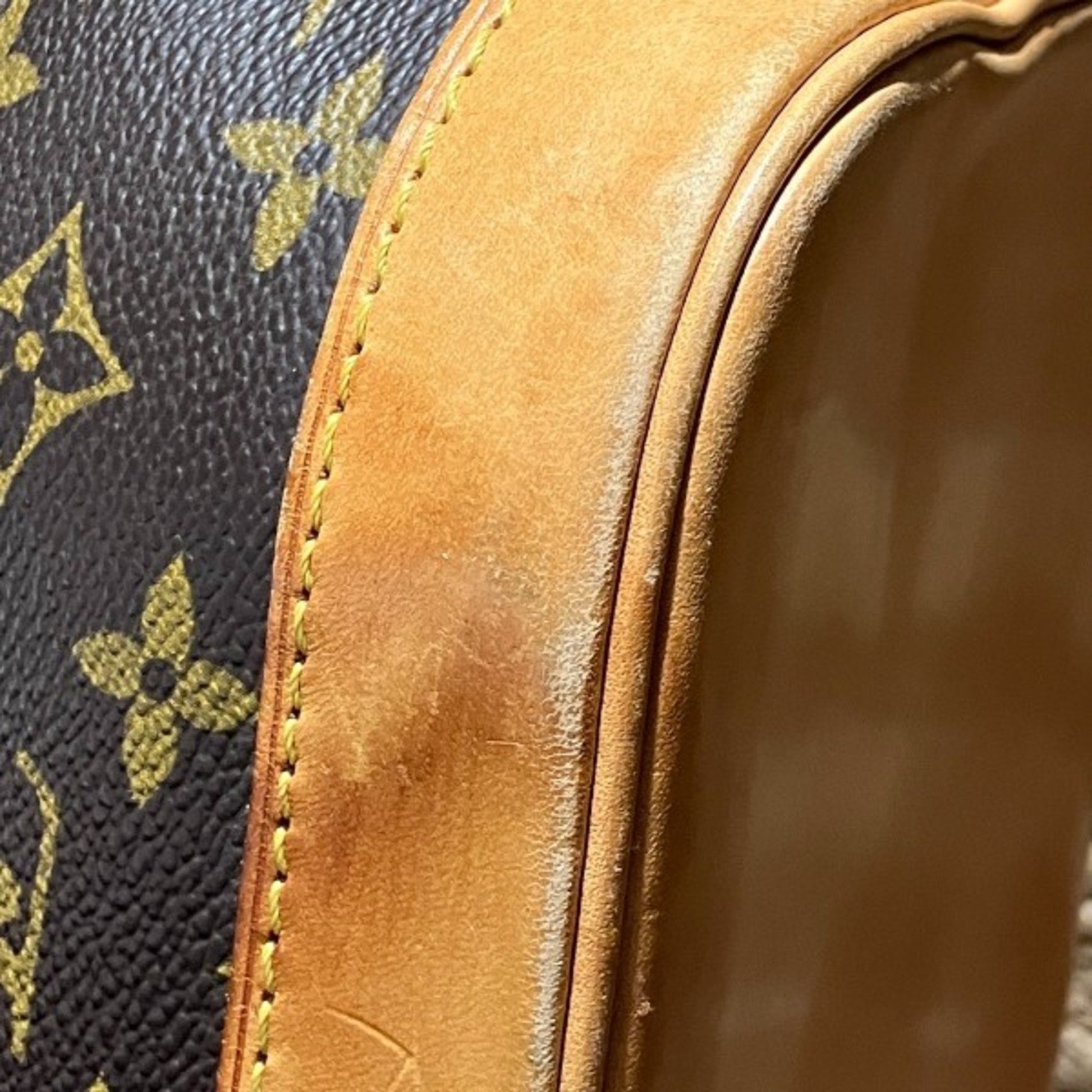 Louis Vuitton Alma, Brown, Canvas, handbag