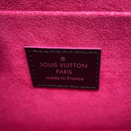 Louis Vuitton Felicie, Black, Leather, clutch