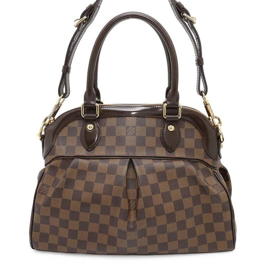 Louis Vuitton Trevi, Brown, Canvas, handbag