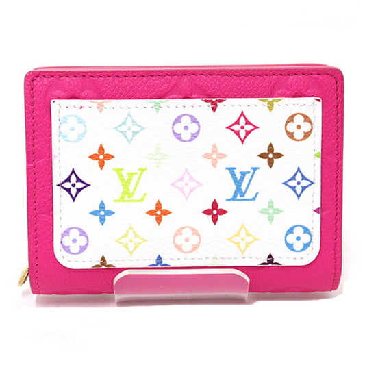 Louis Vuitton Cléa, Pink, Leather, wallet