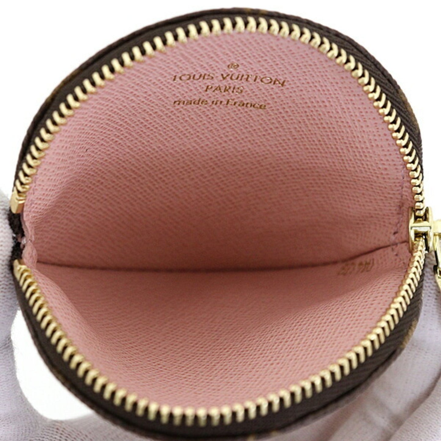 Louis Vuitton Coin purse, Brown, Canvas, wallet
