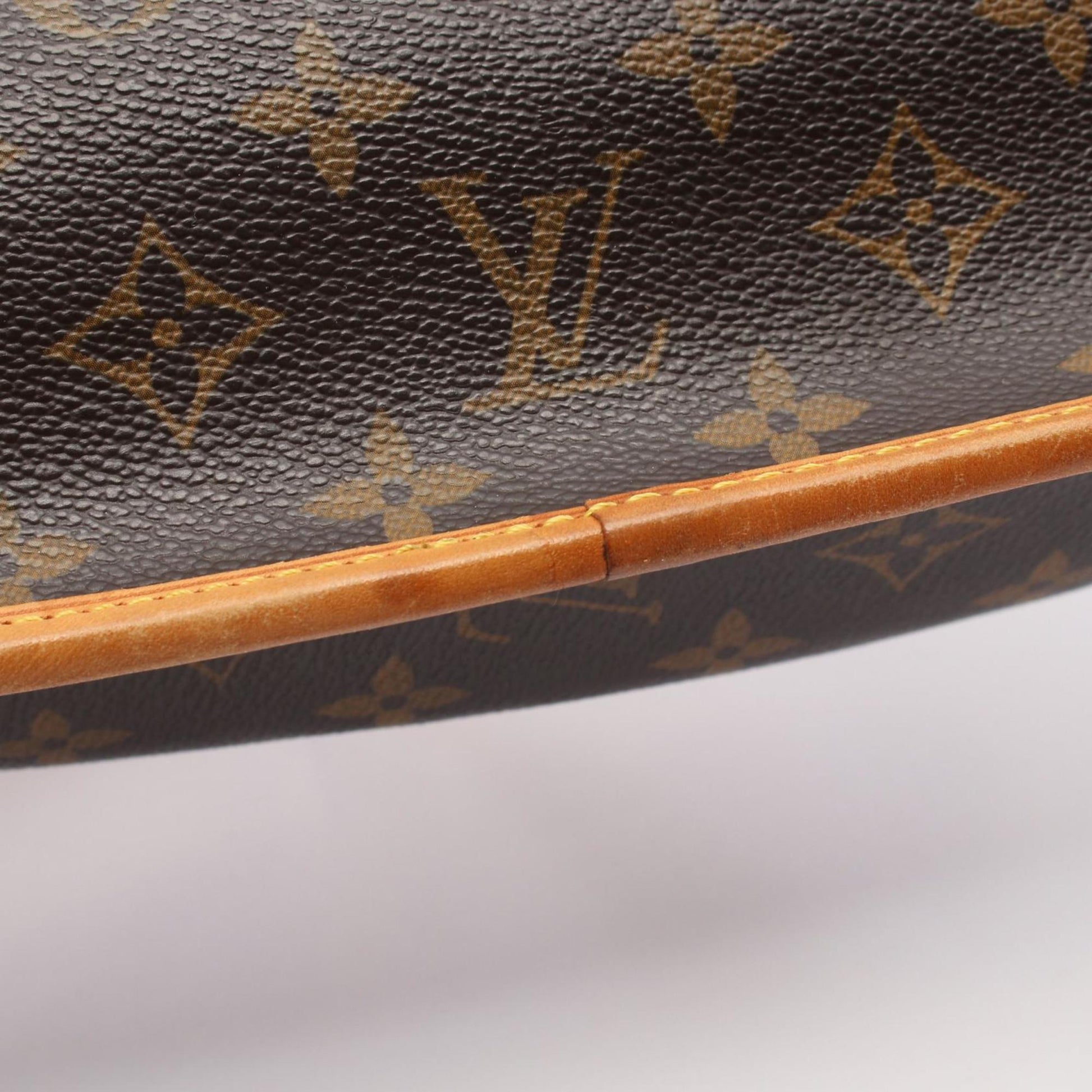 Louis Vuitton Sologne, Brown, Canvas, shoulder