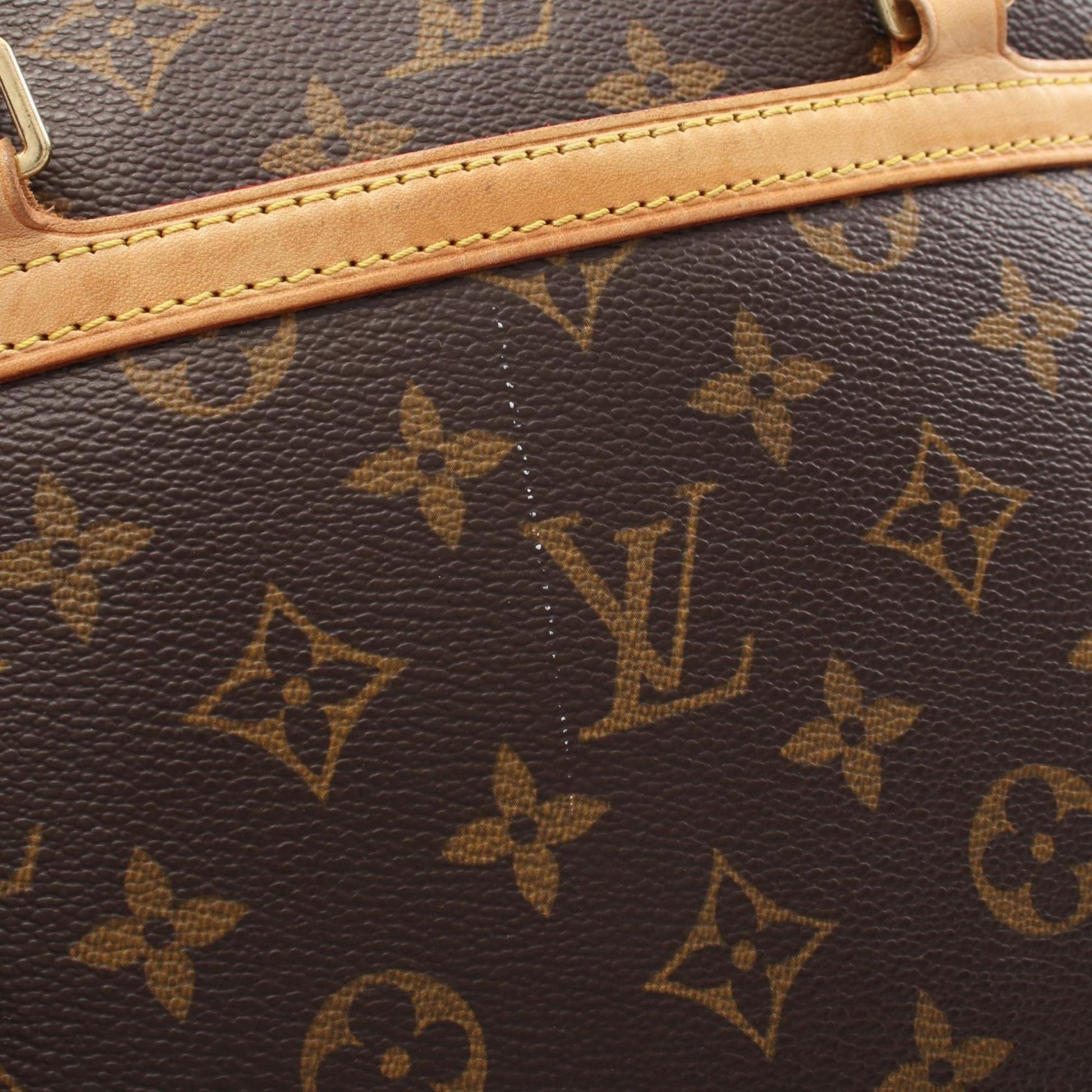 Louis Vuitton Coussin, Brown, Canvas, shoulder
