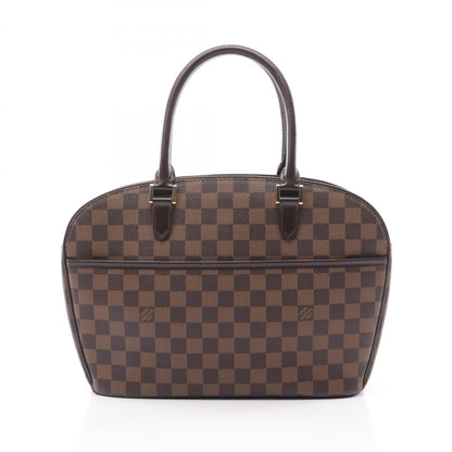 Louis Vuitton Saria, Brown, Canvas, handbag