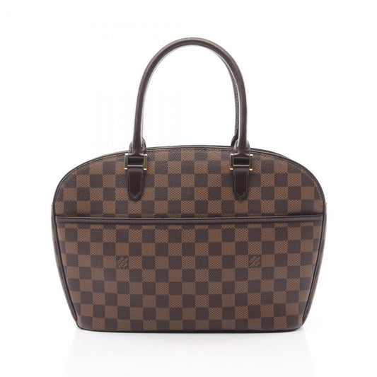 Louis Vuitton Saria, Brown, Canvas, handbag