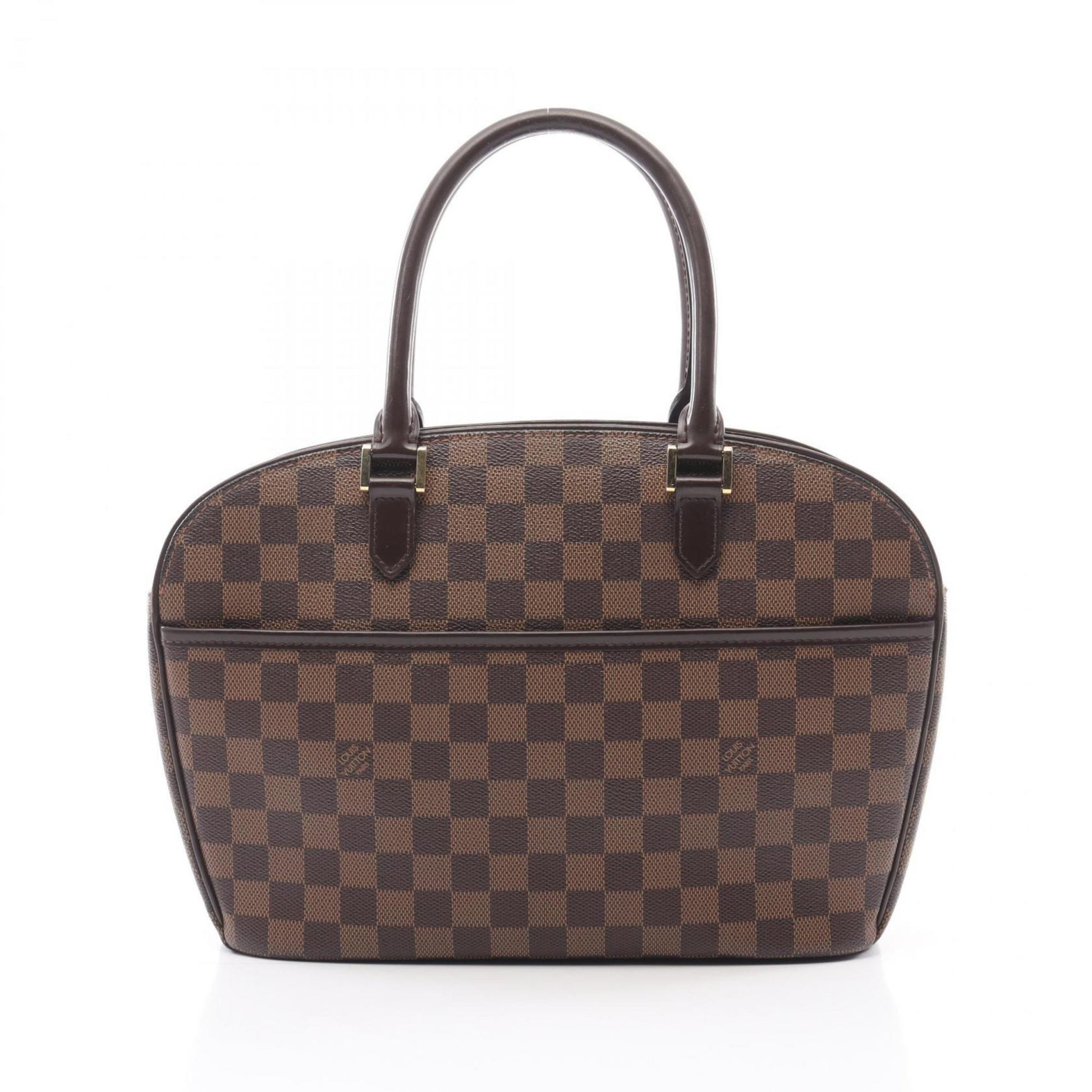 Louis Vuitton Saria, Brown, Canvas, handbag