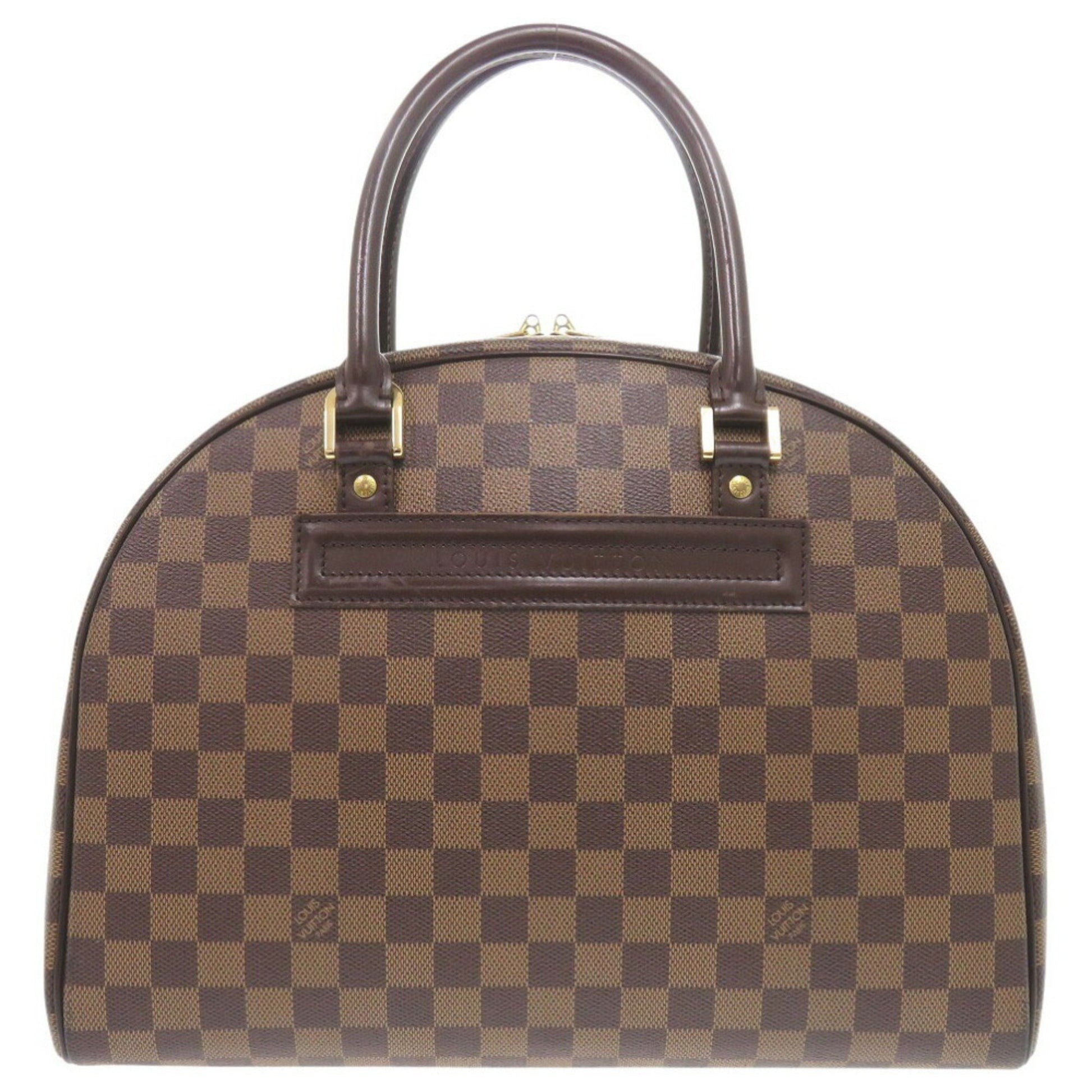 Louis Vuitton Nolita, Brown, Canvas, handbag