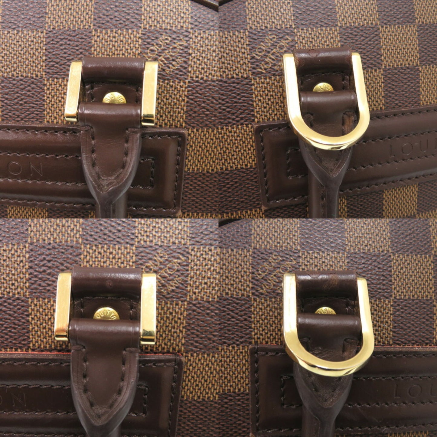 Louis Vuitton Nolita, Brown, Canvas, handbag