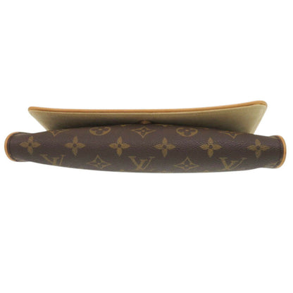 Louis Vuitton Pochette Twin GM, Brown, Canvas, shoulder