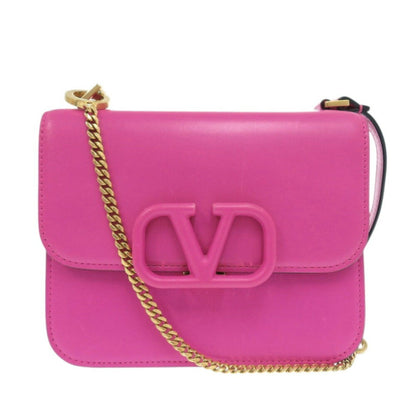 Valentino Garavani VSLING, Pink, Leather, shoulder