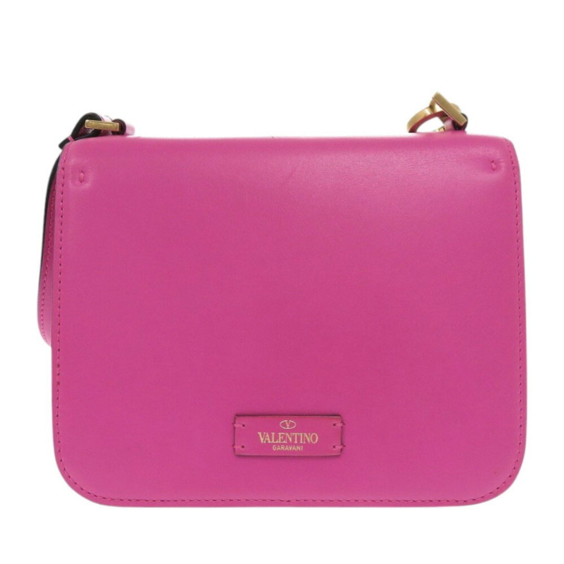 Valentino Garavani VSLING, Pink, Leather, shoulder