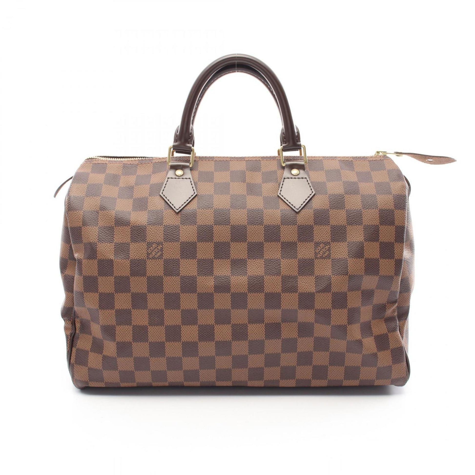 Louis Vuitton Speedy 35, Brown, Canvas, handbag