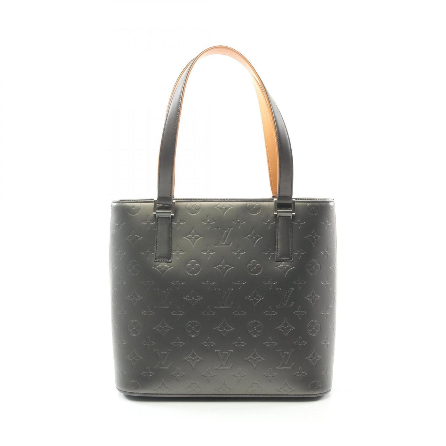 Louis Vuitton Stockton, Black, Leather, handbag