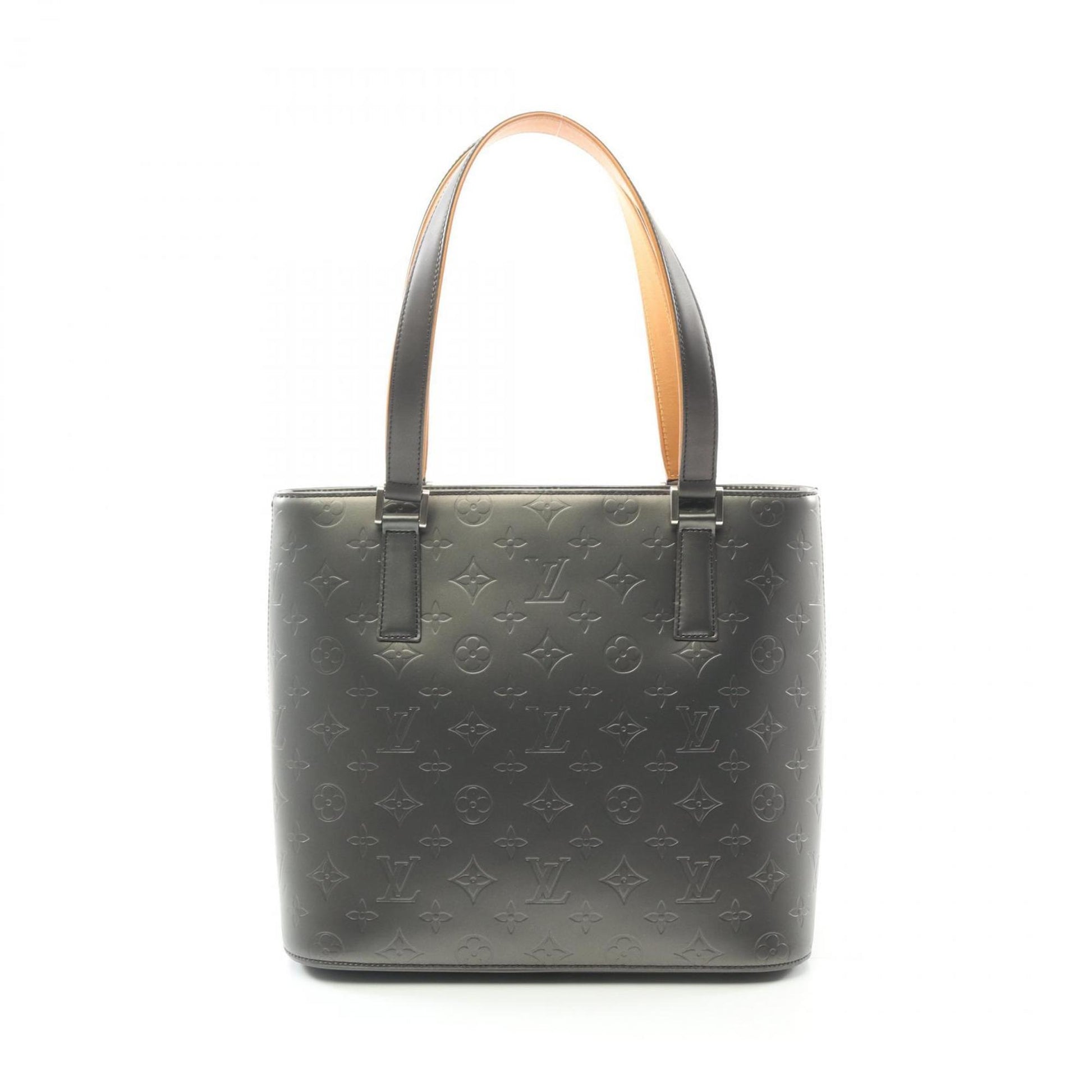 Louis Vuitton Stockton, Black, Leather, handbag