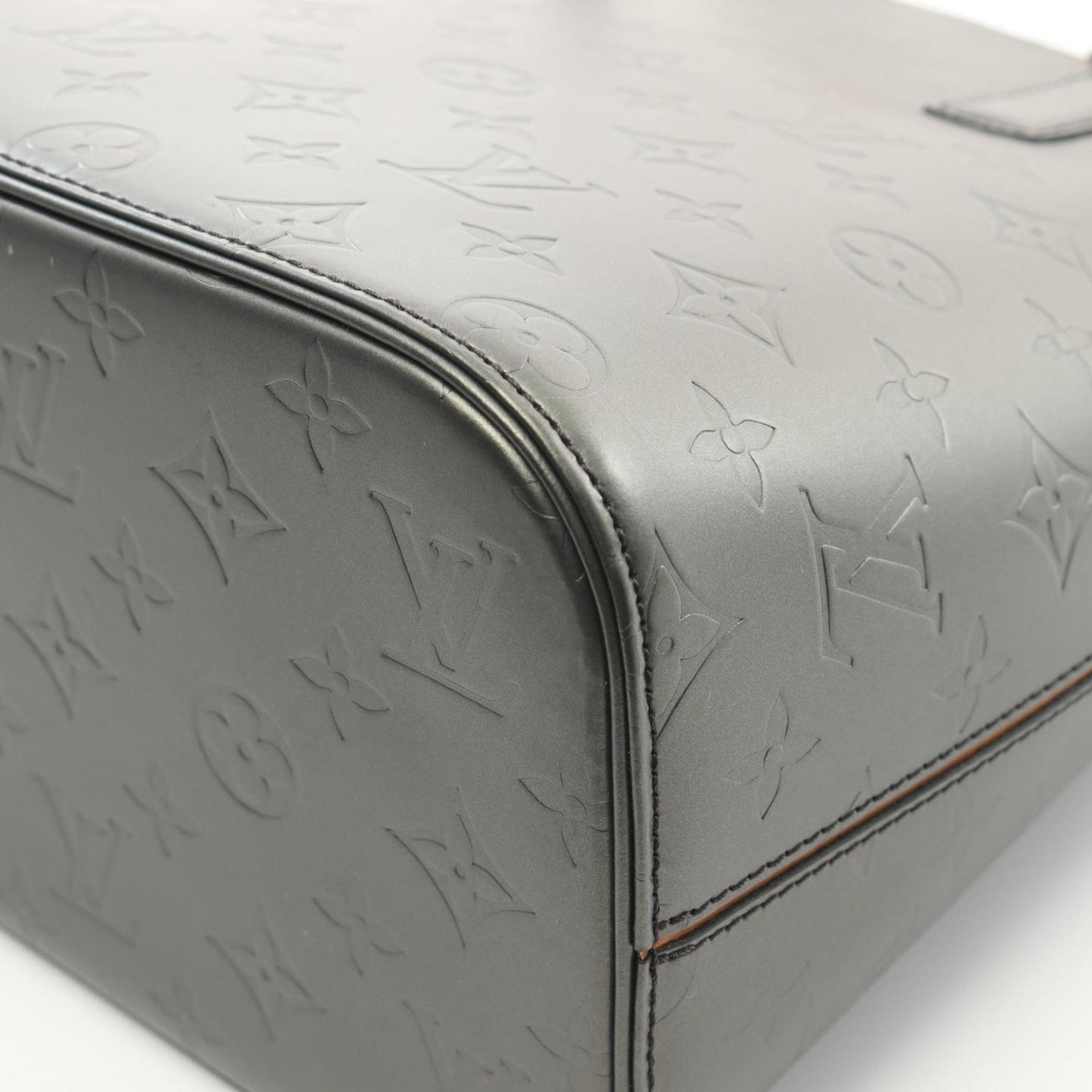 Louis Vuitton Stockton, Black, Leather, handbag
