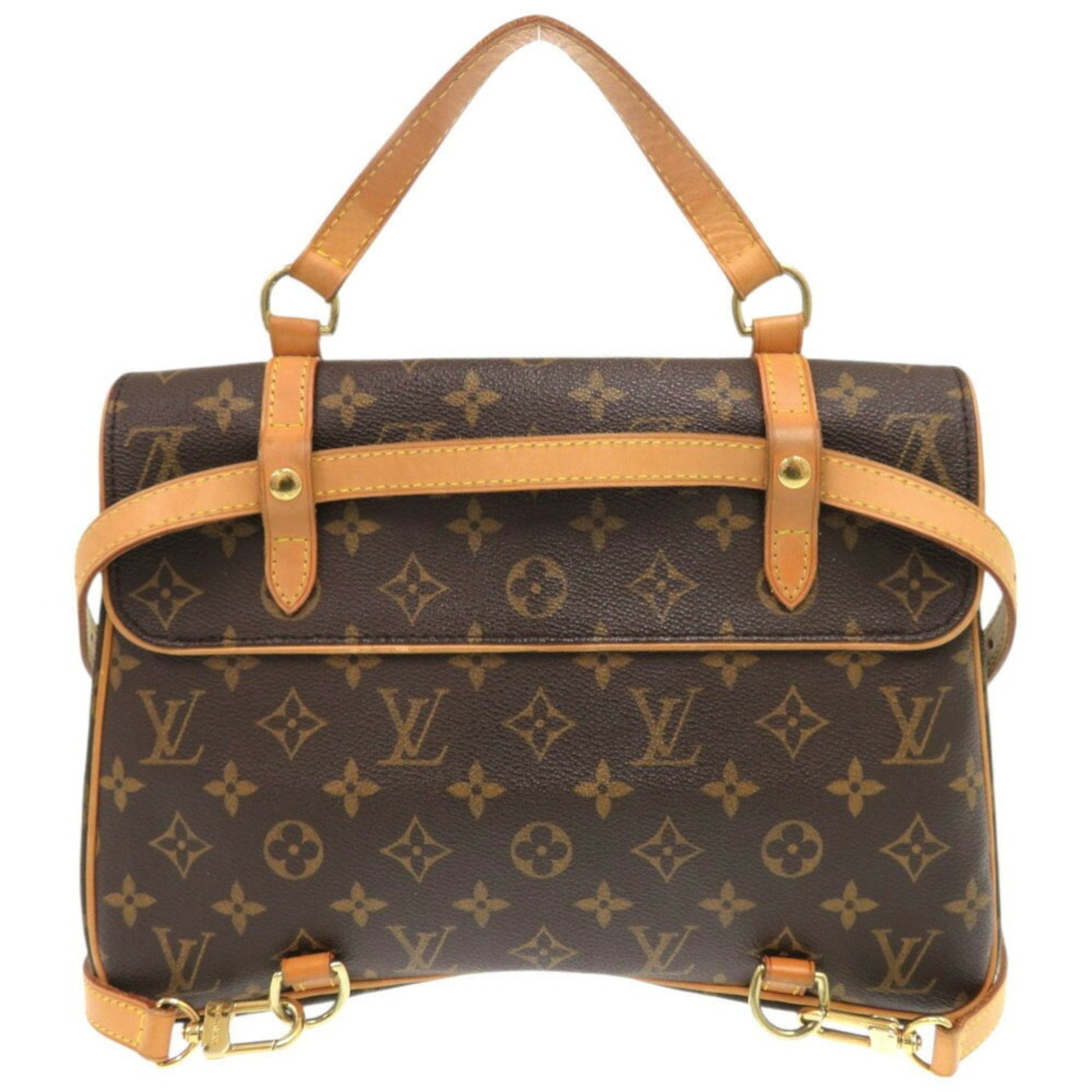 Louis Vuitton Marelle, Brown, Canvas, backpack