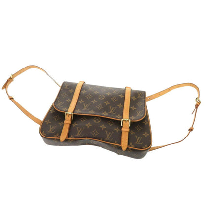 Louis Vuitton Marelle, Brown, Canvas, backpack