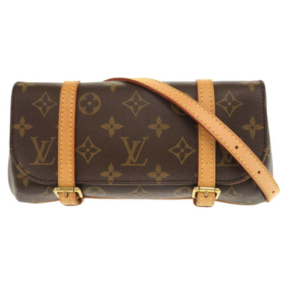 Louis Vuitton Marelle, Brown, Canvas, clutch