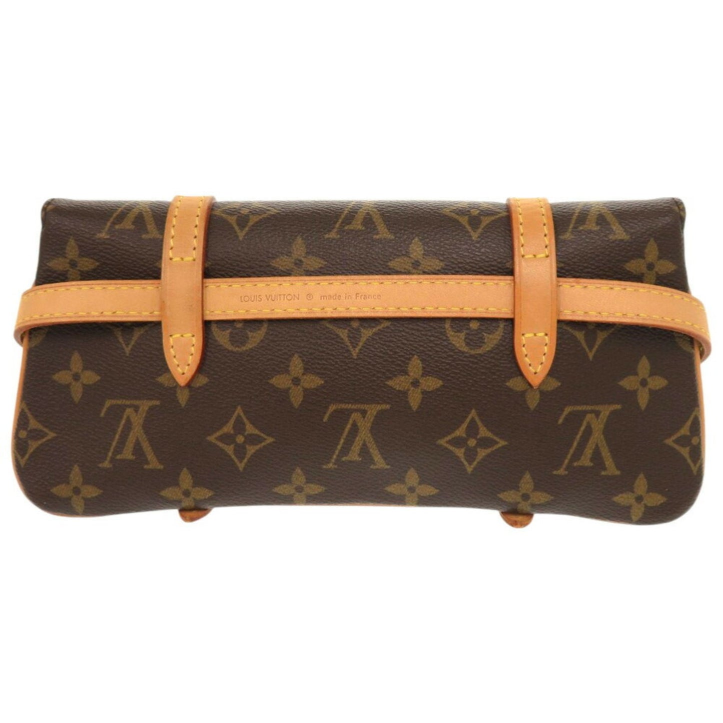 Louis Vuitton Marelle, Brown, Canvas, clutch