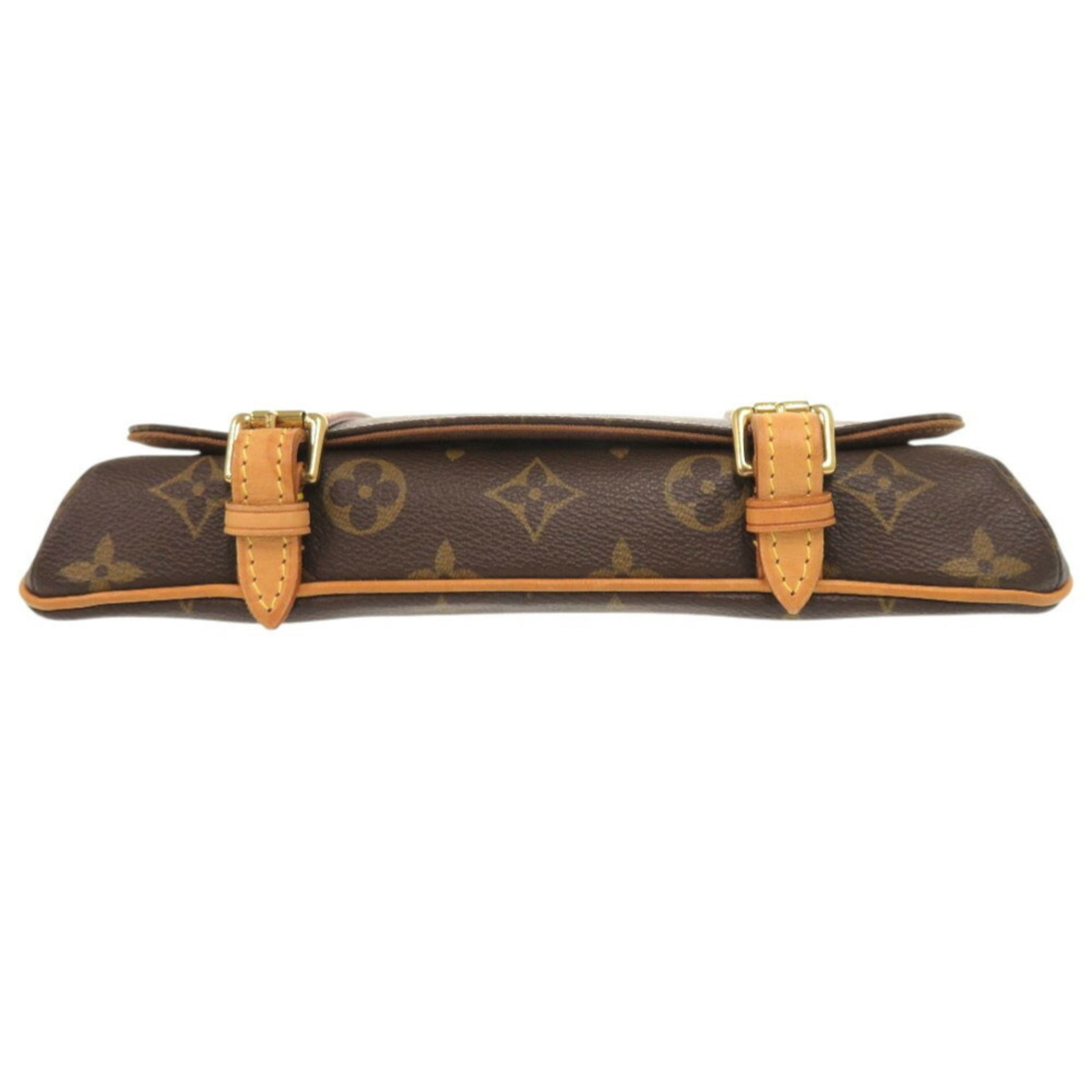 Louis Vuitton Marelle, Brown, Canvas, clutch