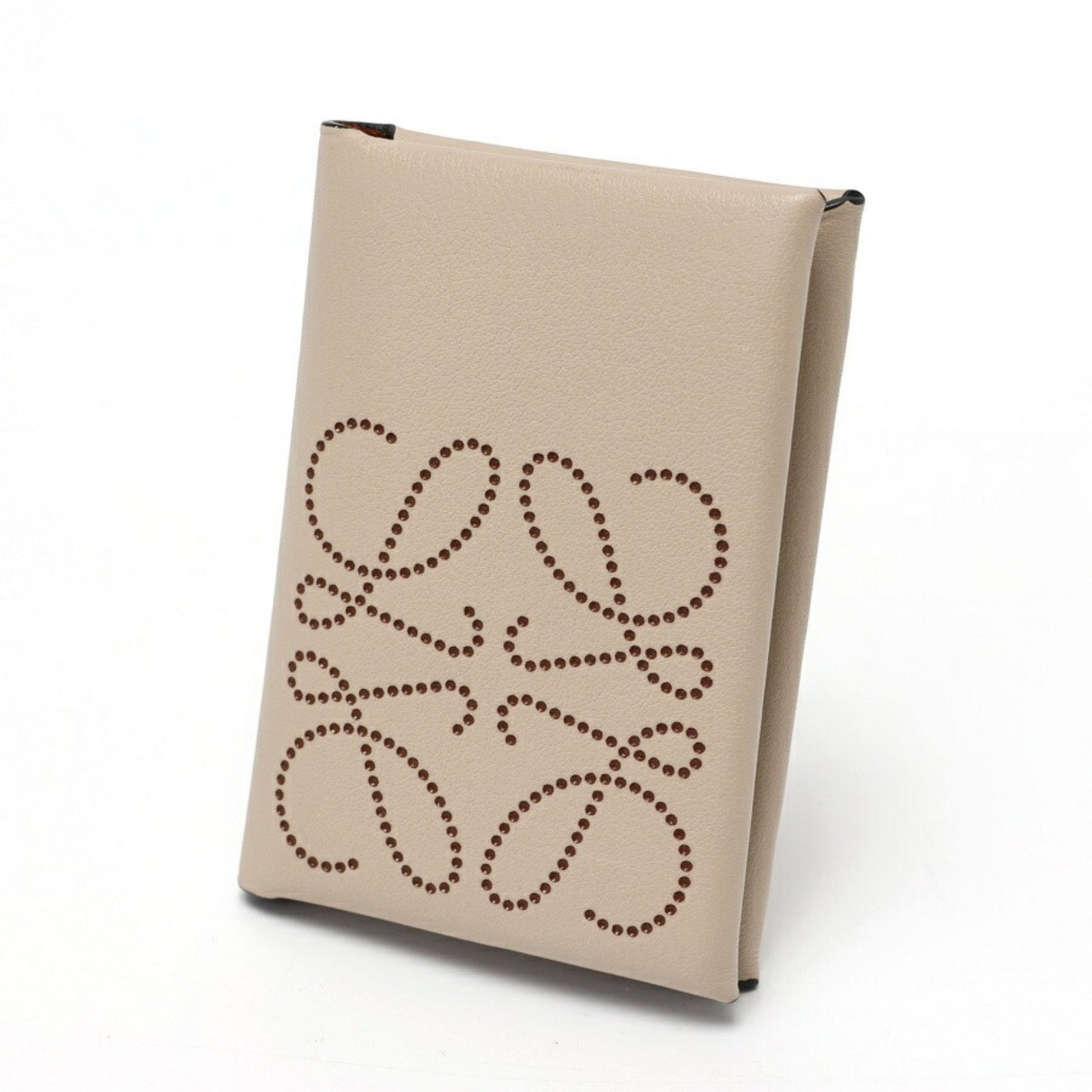 Loewe Anagram, Grey, Leather, wallet