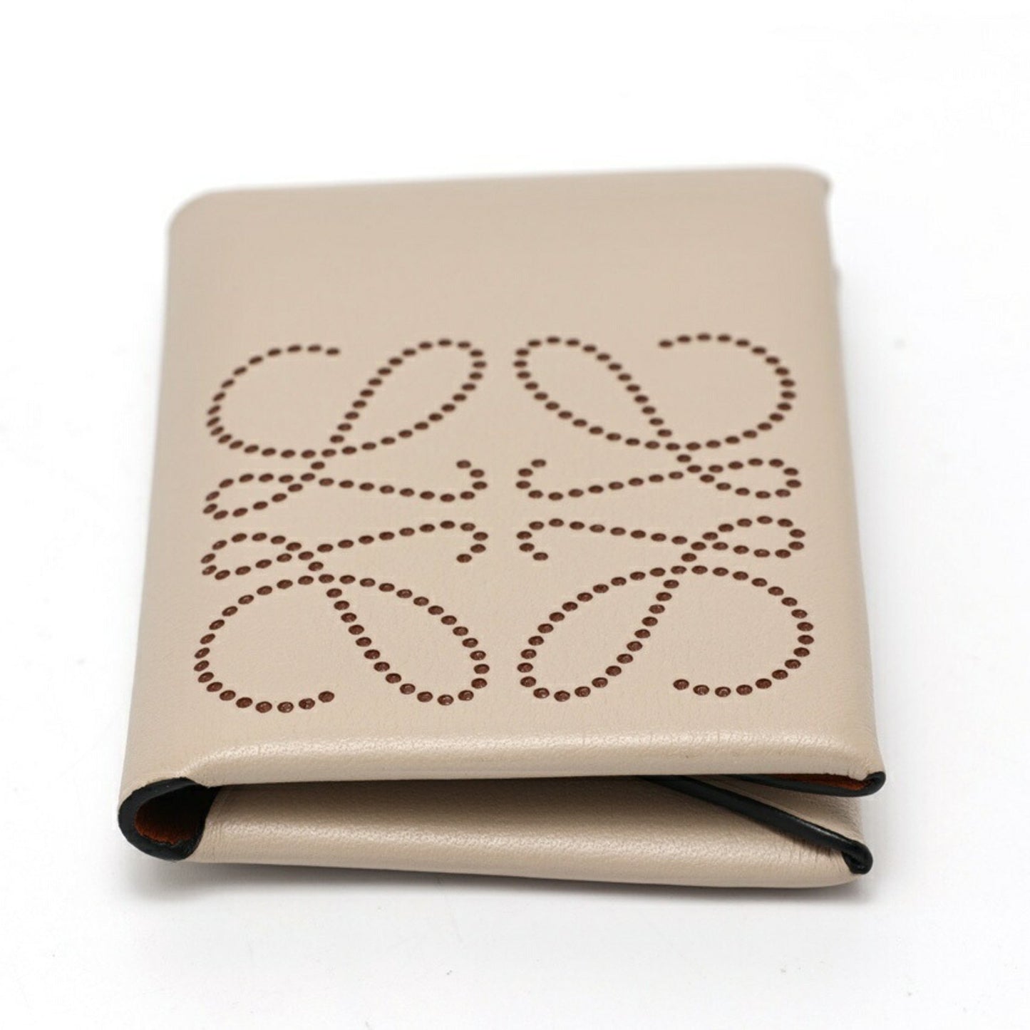 Loewe Anagram, Grey, Leather, wallet