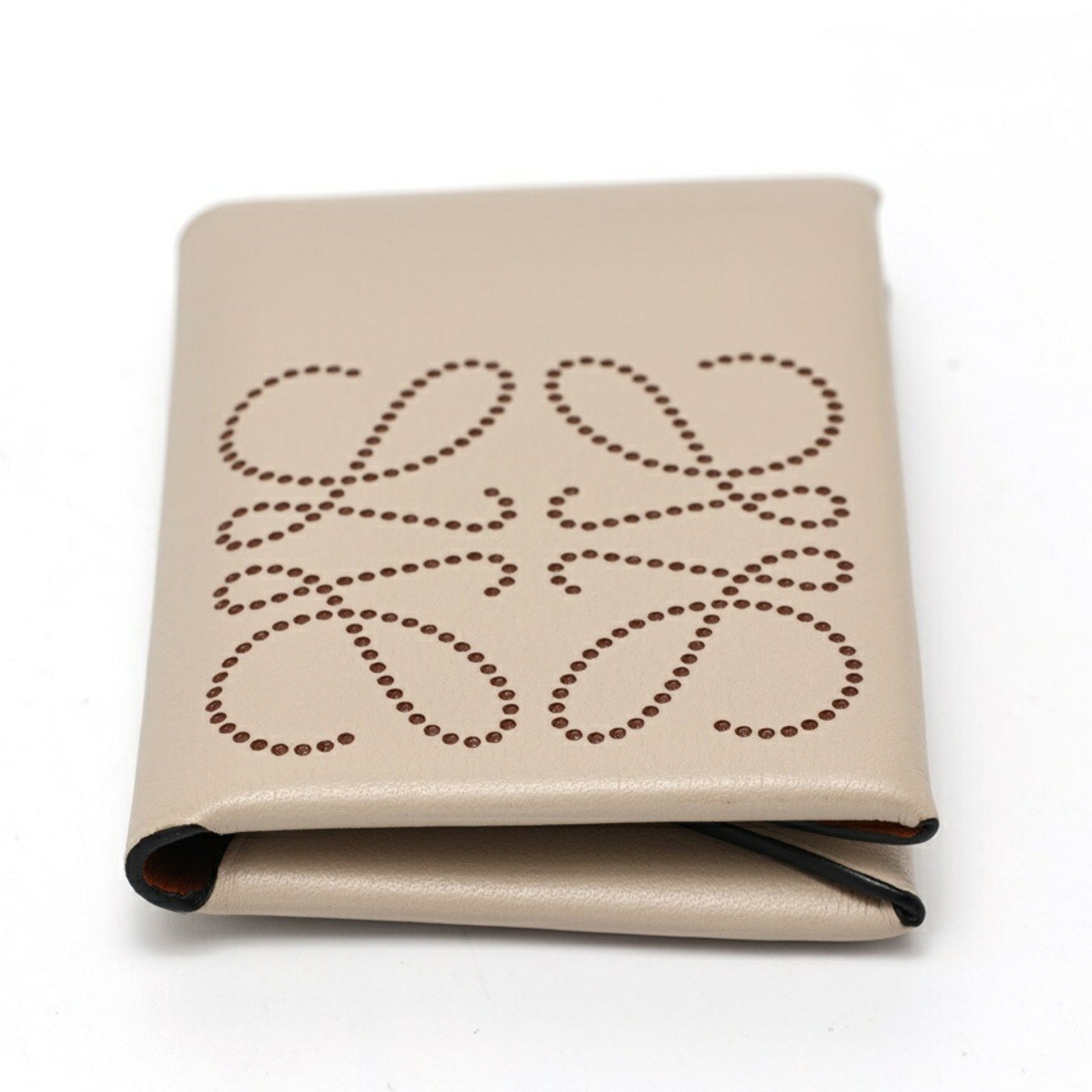 Loewe Anagram, Grey, Leather, wallet