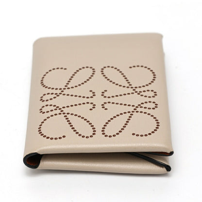 Loewe Anagram, Grey, Leather, wallet