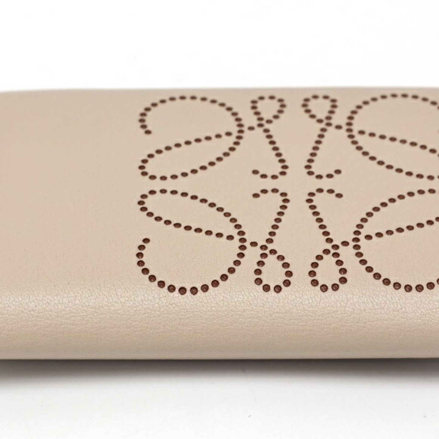 Loewe Anagram, Grey, Leather, wallet