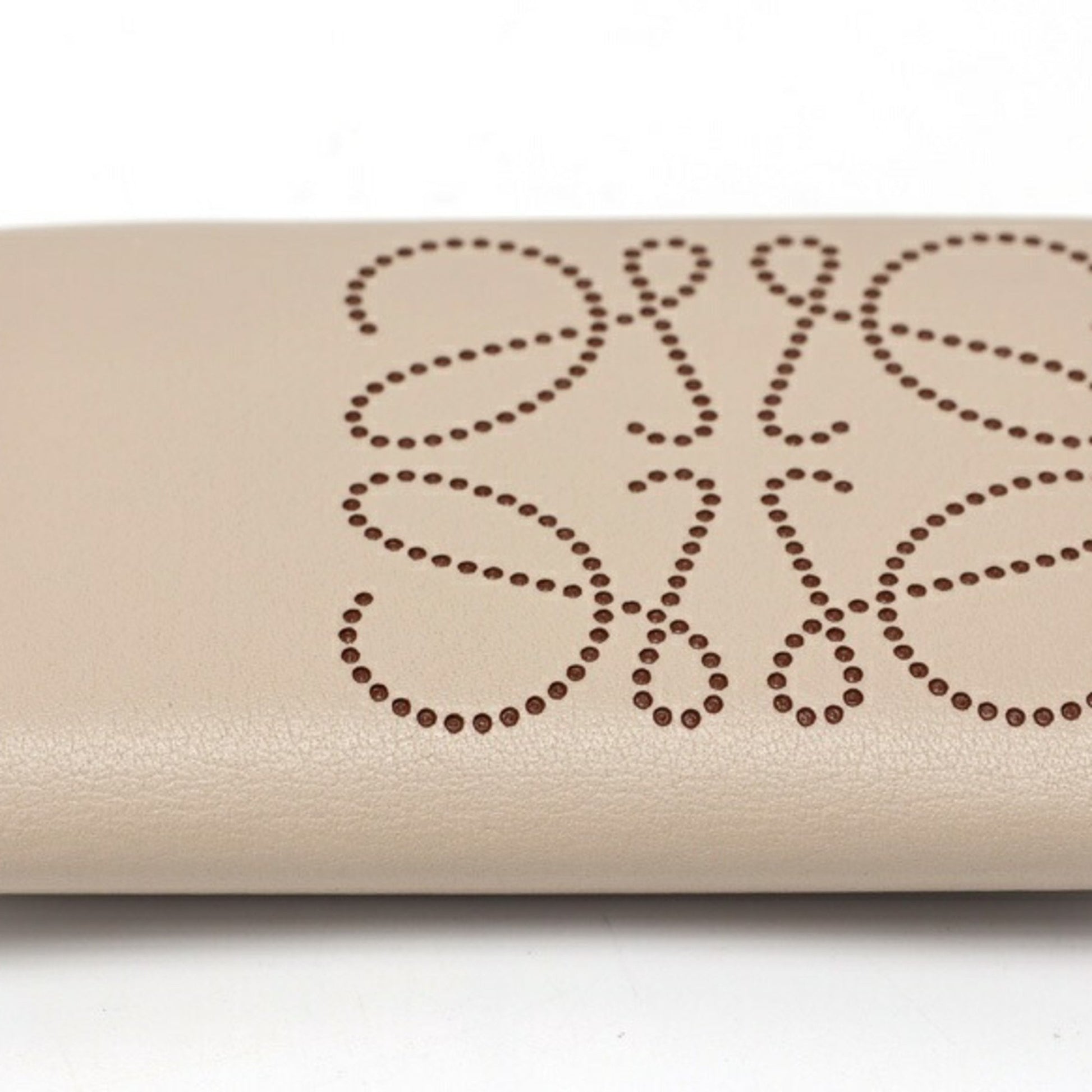 Loewe Anagram, Grey, Leather, wallet