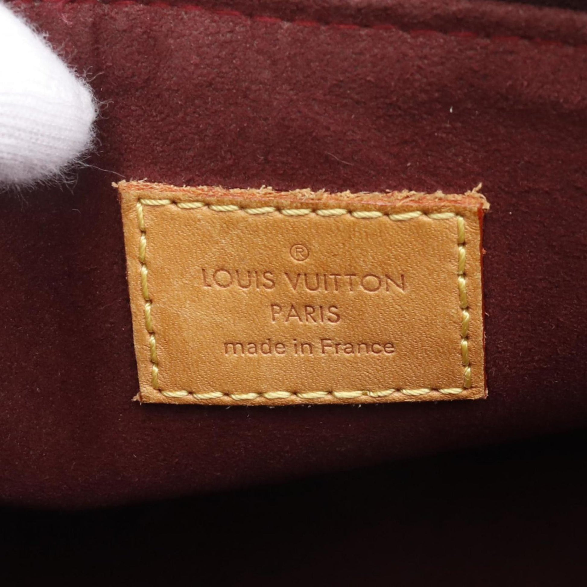 Louis Vuitton Soufflot, Brown, Leather, handbag