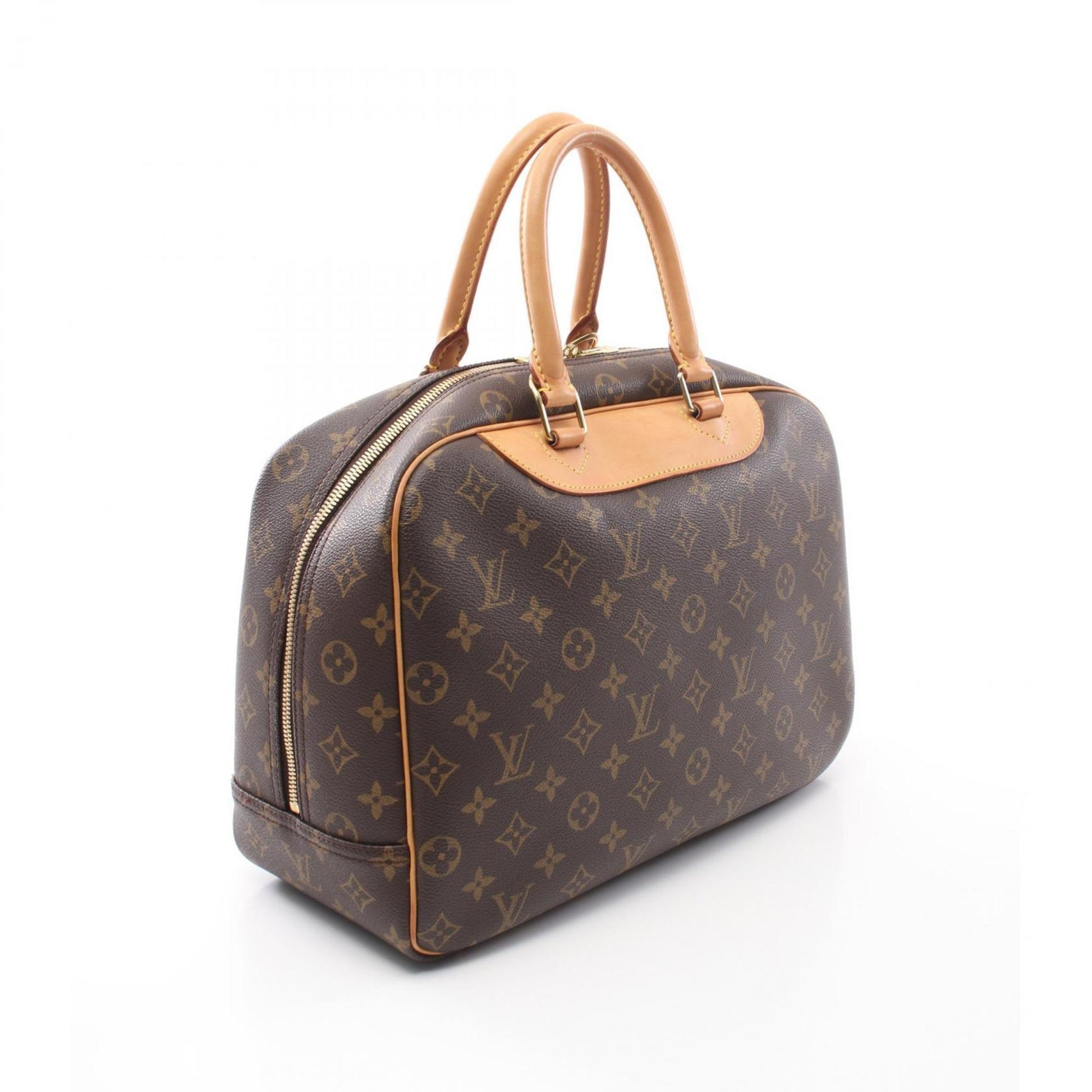 Louis Vuitton Deauville, Brown, Canvas, handbag