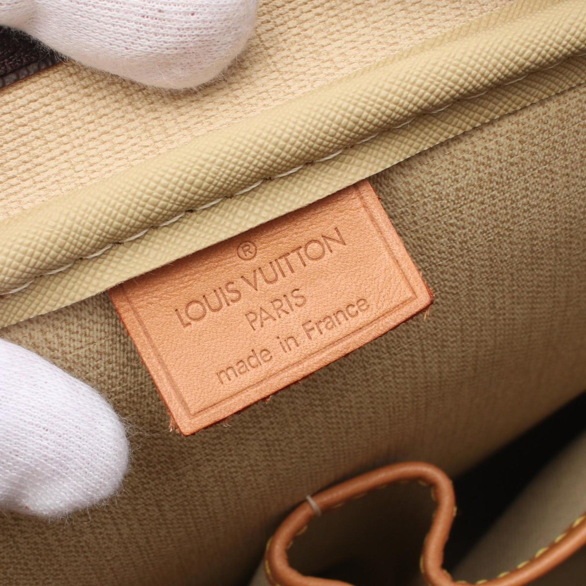 Louis Vuitton Deauville, Brown, Canvas, handbag