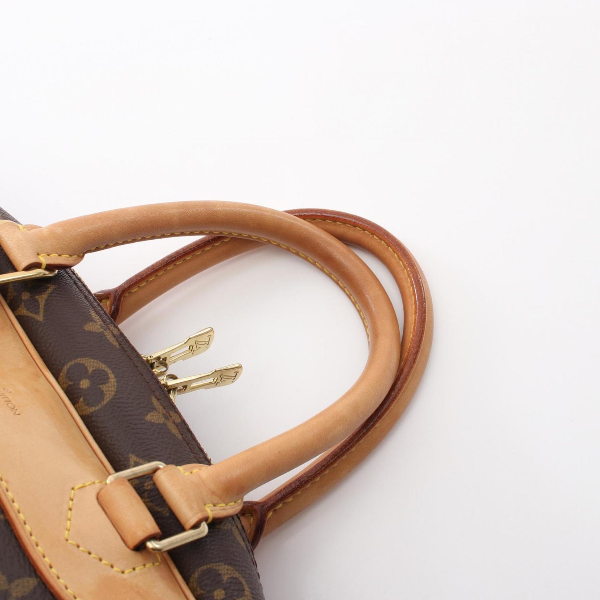 Louis Vuitton Deauville, Brown, Canvas, handbag
